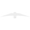 Ekena Millwork Bellingham Architectural Grade PVC Gable Bracket, 72"W x 12"H x 2"D x 6"F, 4/12 Pitch GBP072X12X0206BEL00 - alternate 2